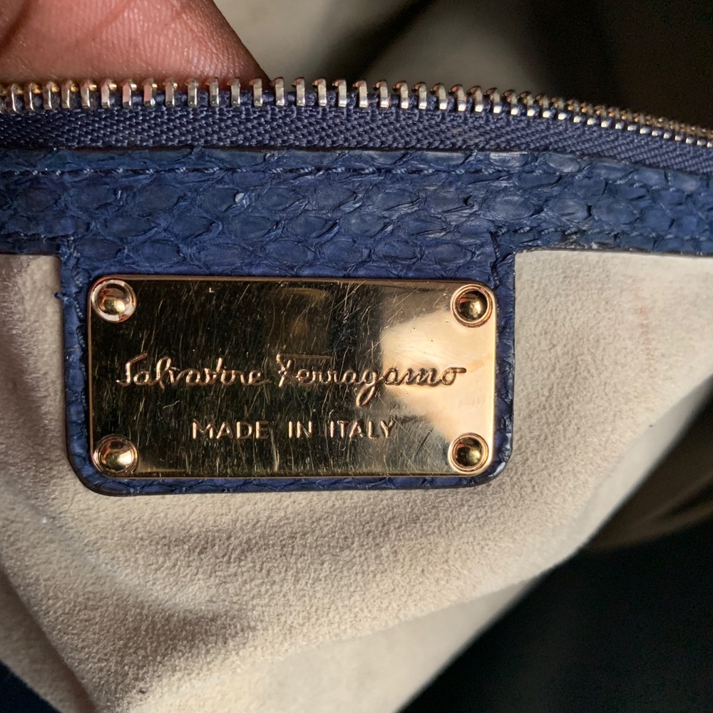 Limited Edition Blue Python Purse Only 4 Made!!! - Picture 6 of 6